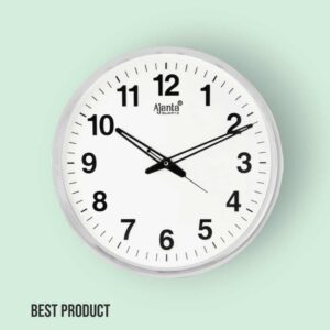 🕰️ Wall Clock – সাদা রঙ | Simple, Elegant & Best Quality Home Decor