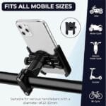 C1 Bike Mobile Holder – স্মার্ট, সুরক্ষিত ও 360° ঘোরানো যায় এমন মোবাইল স্ট্যান্ড