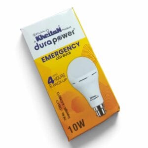 Khaitan 10W AC/DC Emergency LED Bulb 4 Hours Backup | 1 Year Garranty